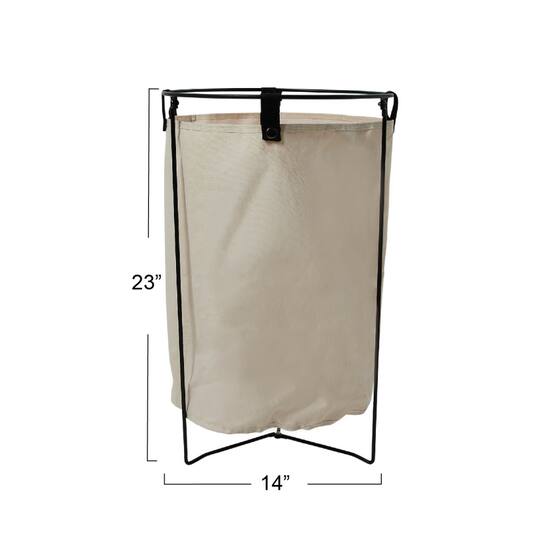 Household Essentials 23" Standing Laundry Hamper with Removable Bag